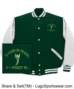 Custom Varsity Jacket Front (Embroidered) Game Sportswear Design Zoom